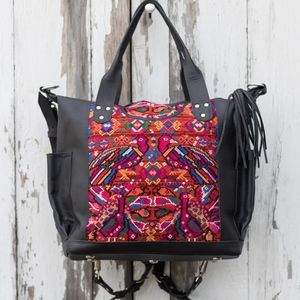 🧚🏻‍♀️2 x HP🧚🏻‍♀️Huipil CDB  day bag backpack